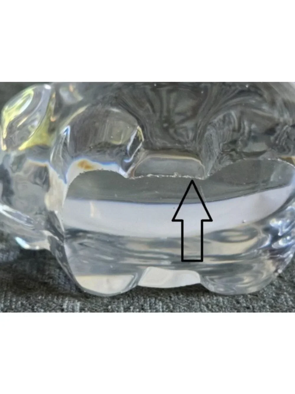 Clear Crystal Pig Figurine 3